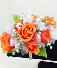 Orange Rose Prom Corsage