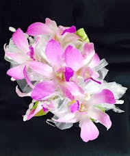 Purple Dendrobium Orchid Corsage