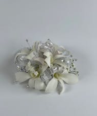 White Dendrobium Orchids Prom Corsage