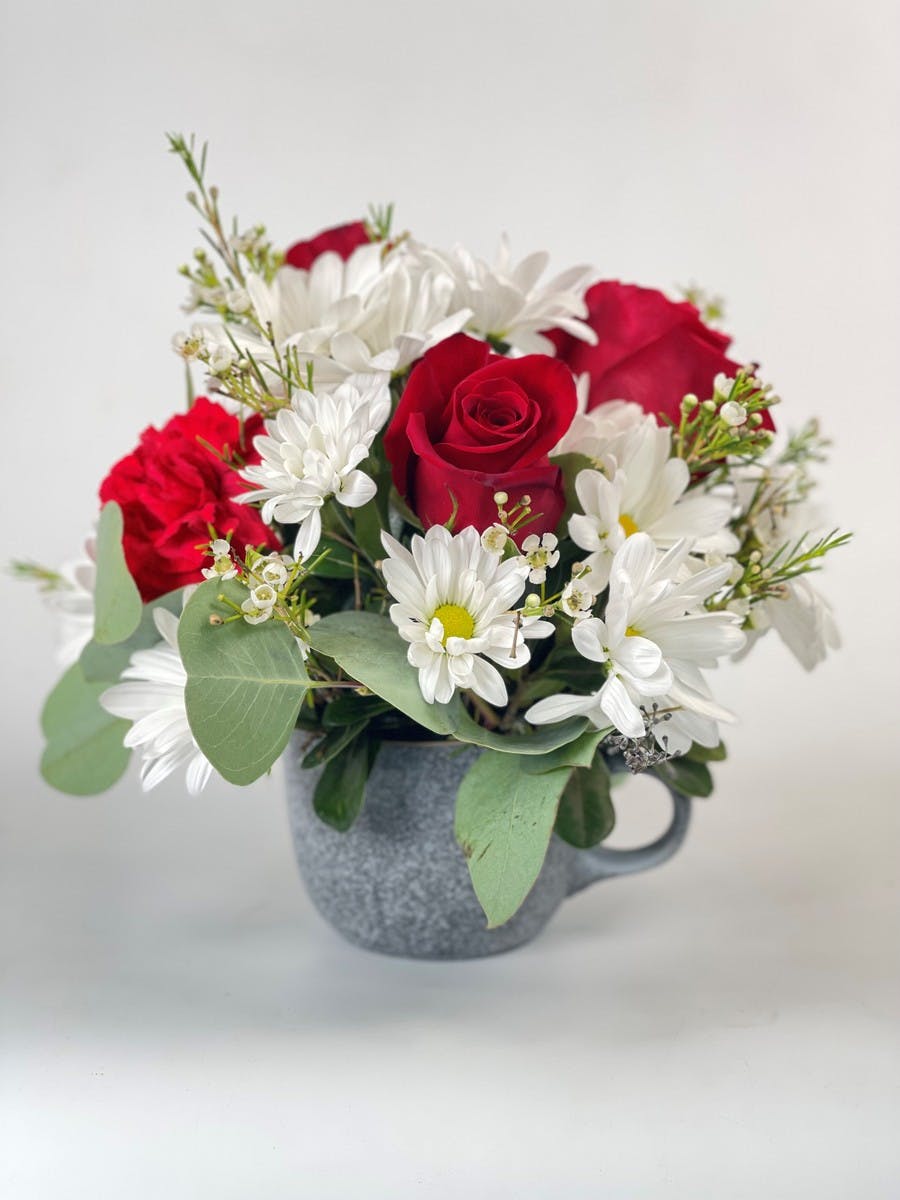 Mug Arrangement Salinas (CA) SameDay Flower Delivery Swenson