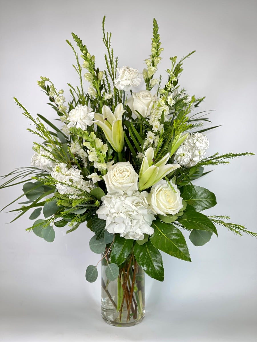 Tranquility Vase | Salinas (CA) Sympathy & Funeral Flowers | Swenson ...