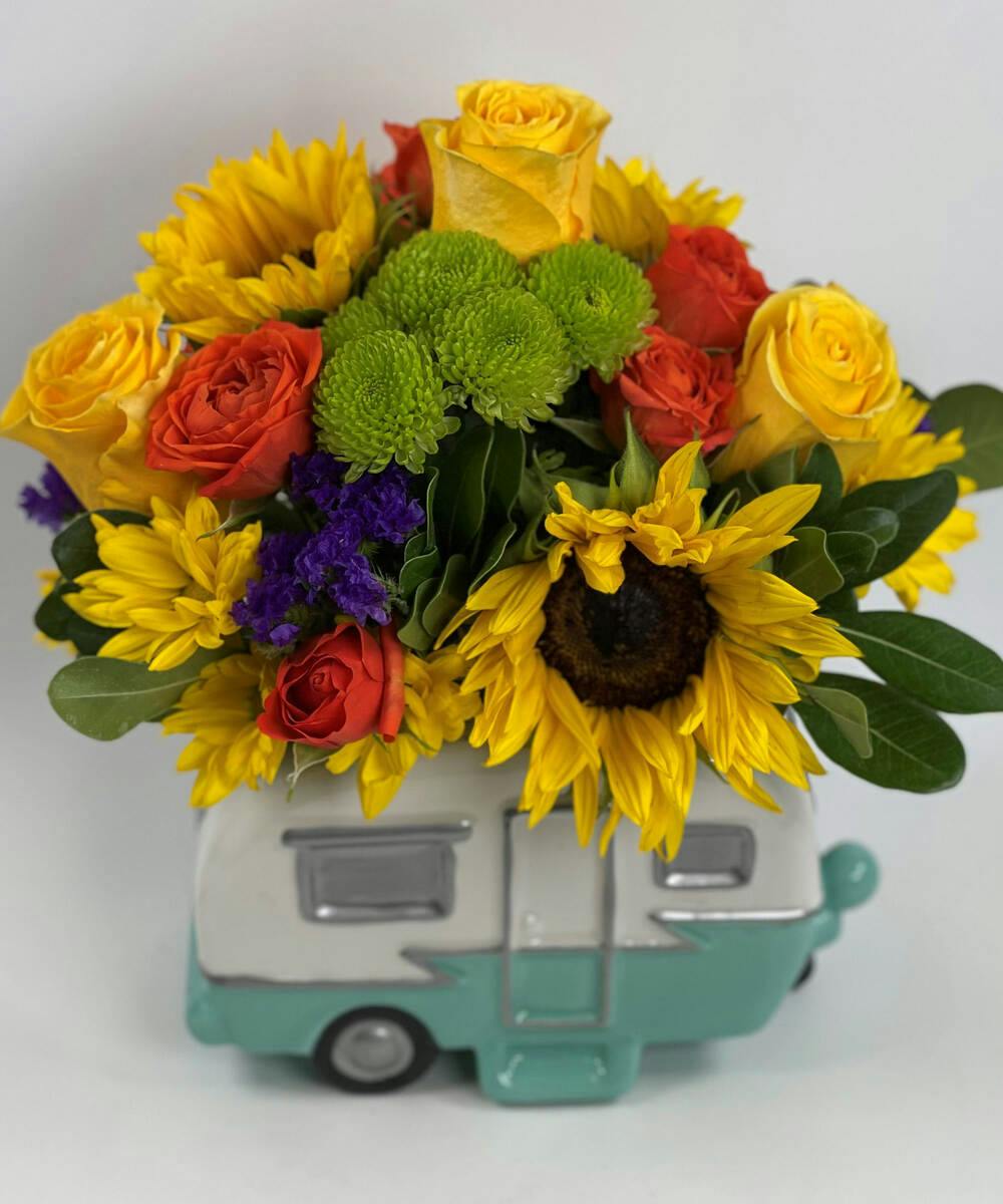 Retro Road Trip Salinas (CA) Flower Delivery Swenson & Silacci Flowers